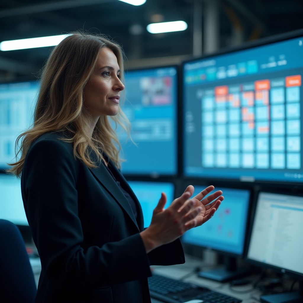 Obrazovka s plánom zmien výrobného tímu